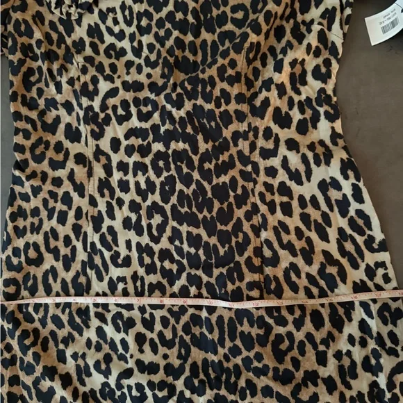Ganni Leopard Cotton Poplin Mini Dress - Picture 12 of 15